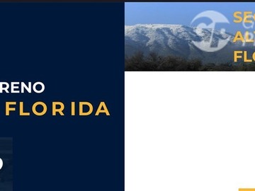 Venta / Terreno / La Florida