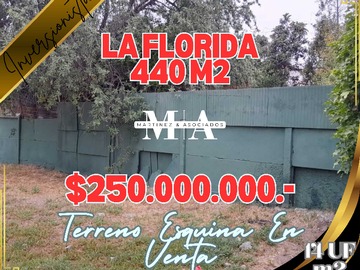 Venta / Terreno / La Florida