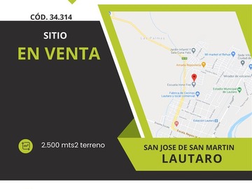 Venta / Terreno / Lautaro