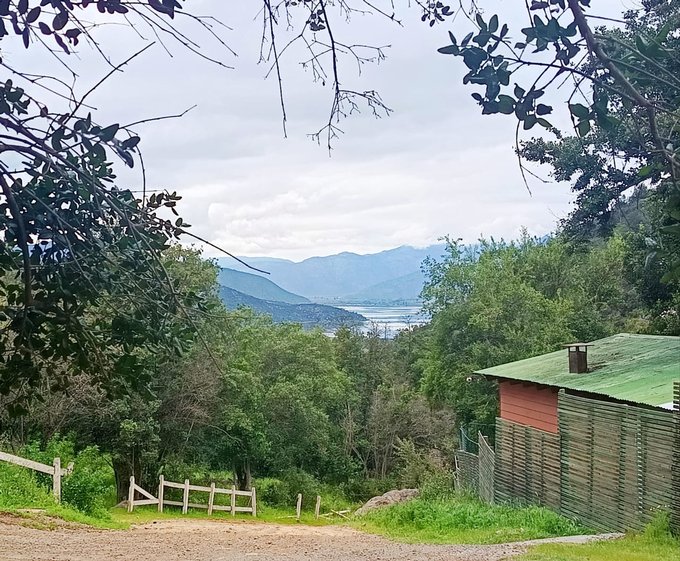 Vista a Laguna desde terreno