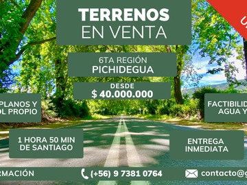 Venta / Terreno / Pichidegua