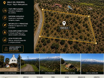 Venta / Terreno / Pirque