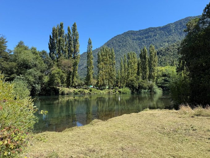 orilla al río Liucura