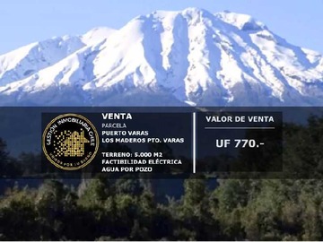 Venta / Terreno / Puerto Varas