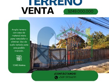 Venta / Terreno / Quilpué