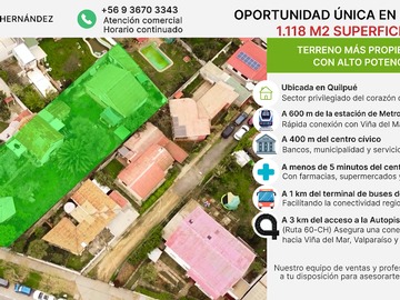 Venta / Terreno / Quilpué