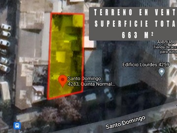 Venta / Terreno / Quinta Normal