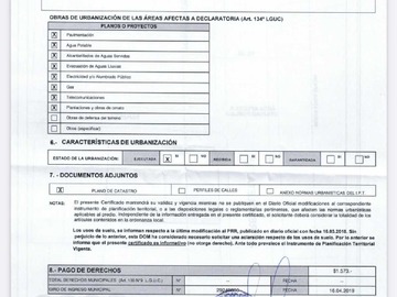 Venta / Terreno / Recoleta