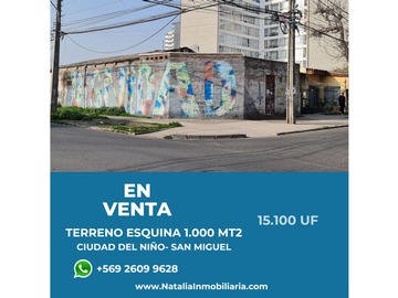 Venta / Terreno / San Miguel