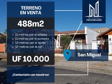 Venta / Terreno / San Miguel