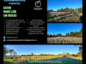 Venta / Terreno / San Nicolás