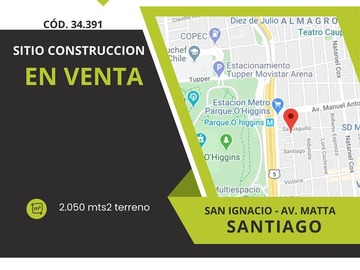 Venta / Terreno / Santiago